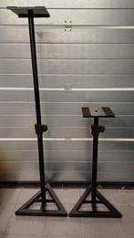 2 stevige luidsprekers stands zwart verstelbaar van 91cm tot, Audio, Tv en Foto, Luidsprekerboxen, Overige merken, Ophalen of Verzenden