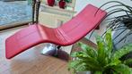 Elegante moderne rode ligzetel, Ophalen, Gebruikt, Eenpersoons, Minder dan 150 cm