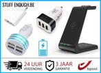 USB Stekker Auto Draadloze Oplader iPhone Samsung Huawei, Verzenden, Nieuw, Apple iPhone