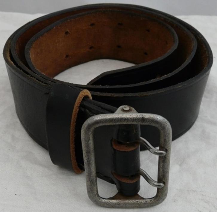 Riem, Koppel, Zweidornkoppel NSKK, Leder, Officier, jaren'30, Verzamelen, Militaria | Tweede Wereldoorlog, Overige soorten, Overige typen