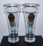Set van 2 „Carlsberg” bierglazen, Verzamelen, Gebruikt, Ophalen of Verzenden, Bierglas