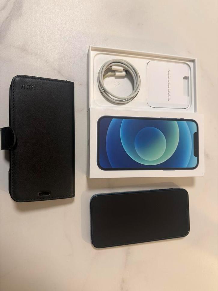 Iphone 12 - 128 GB met extra’s, Télécoms, Téléphonie mobile | Apple iPhone, Utilisé, 128 GB, Sans abonnement, Sans simlock, iPhone 12