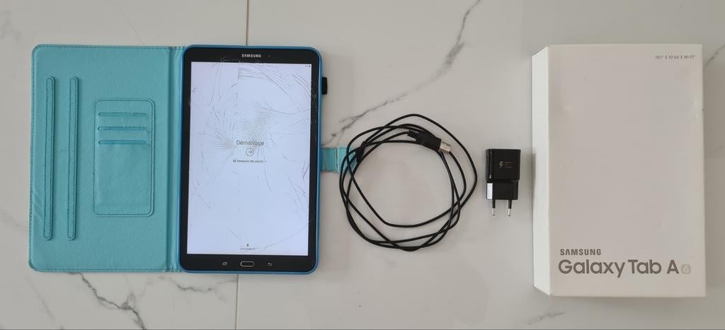 Tablette Samsung Galaxy TAB A écran cassé mais fonctionne !, Enlèvement