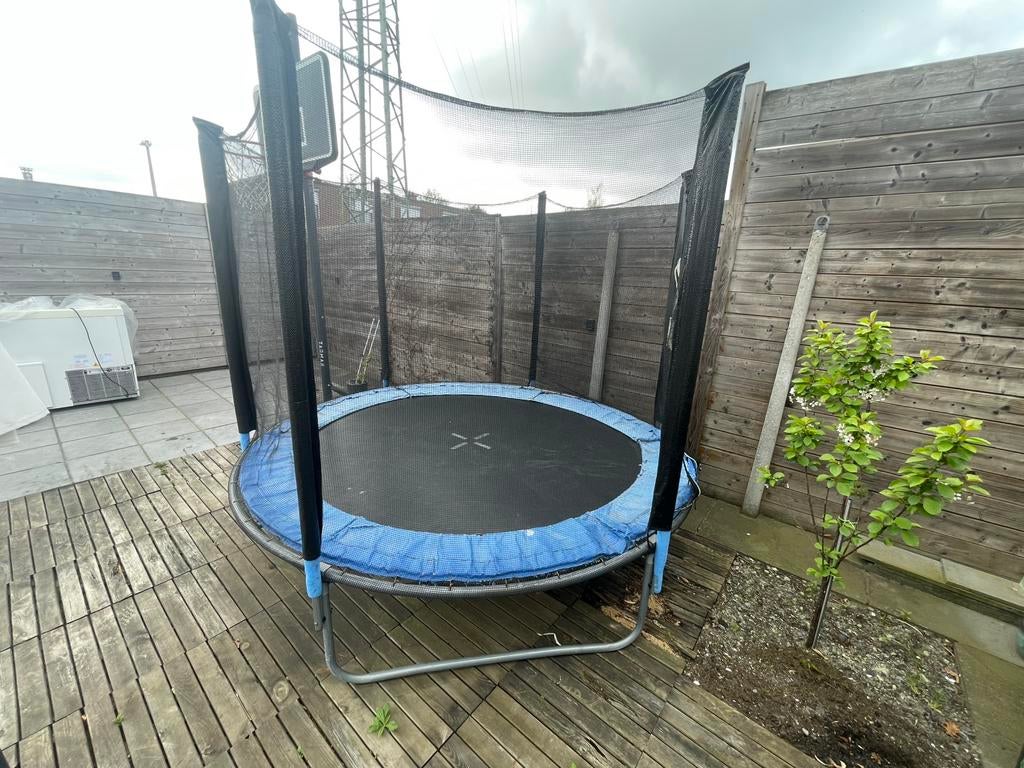 Tampoline Occasion, Kinderen en Baby's, Speelgoed | Buiten | Trampolines, Ophalen, Zo goed als nieuw