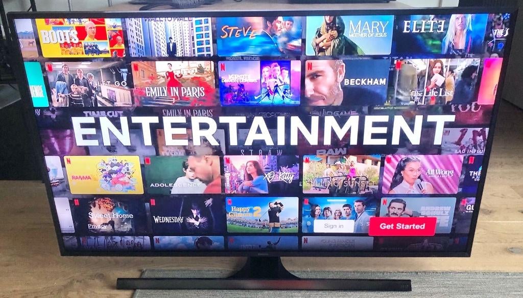 55 inch Samsung 4K Smart tv !, LED, Enlèvement, Utilisé, 4k (UHD)