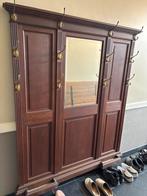 Antieke houten kapstok met spiegel, Enlèvement