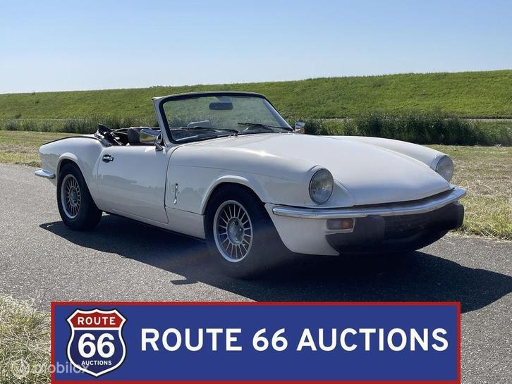 Triumph Spitfire 1500 | 1978 | Route 66 Auctions, Auto's, Oldtimers, Bedrijf, Te koop, Triumph, Benzine, Overige carrosserie, Handgeschakeld