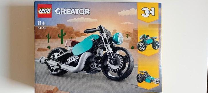 NIEUW Lego 3in1 31135 Klassieke motor, Kinderen en Baby's, Speelgoed | Duplo en Lego, Nieuw, Lego, Complete set, Ophalen of Verzenden