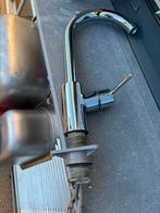 Hansgrohe Kraan met gootsteen en afvoerbuizen, Ophalen, Gebruikt