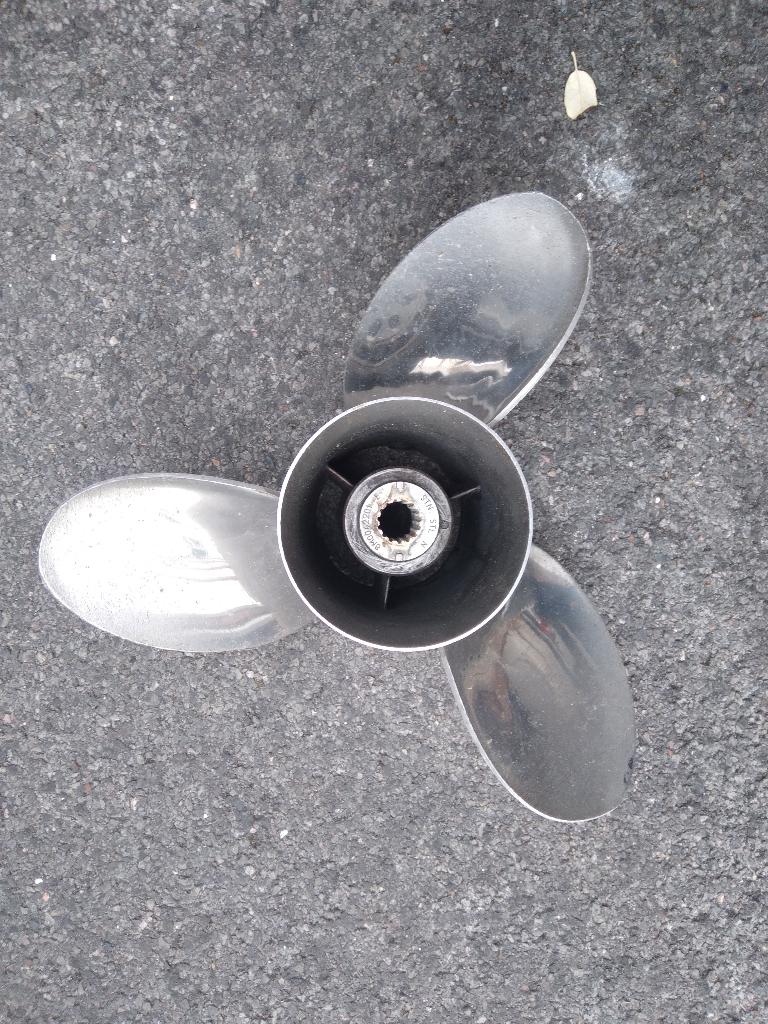 Mercury mirage Plus 25P propeller., Ophalen of Verzenden, Gebruikt, Motorboot