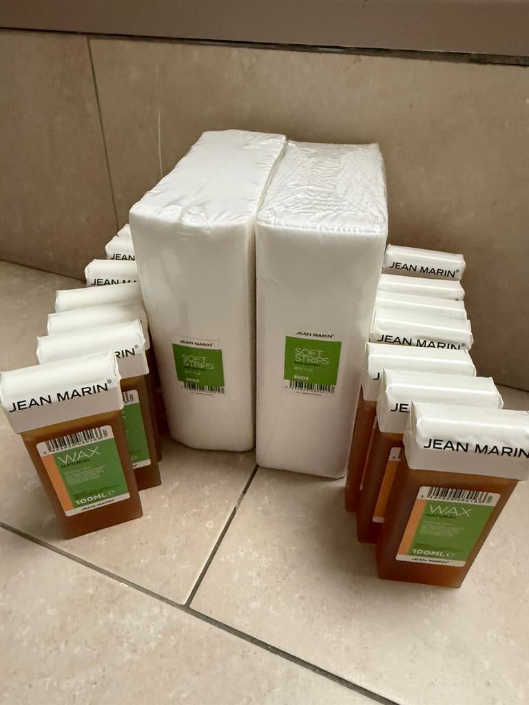 Jean Marin wax natural + soft strips, Elektronische apparatuur, Ophalen, Nieuw, Scheren en Epileren
