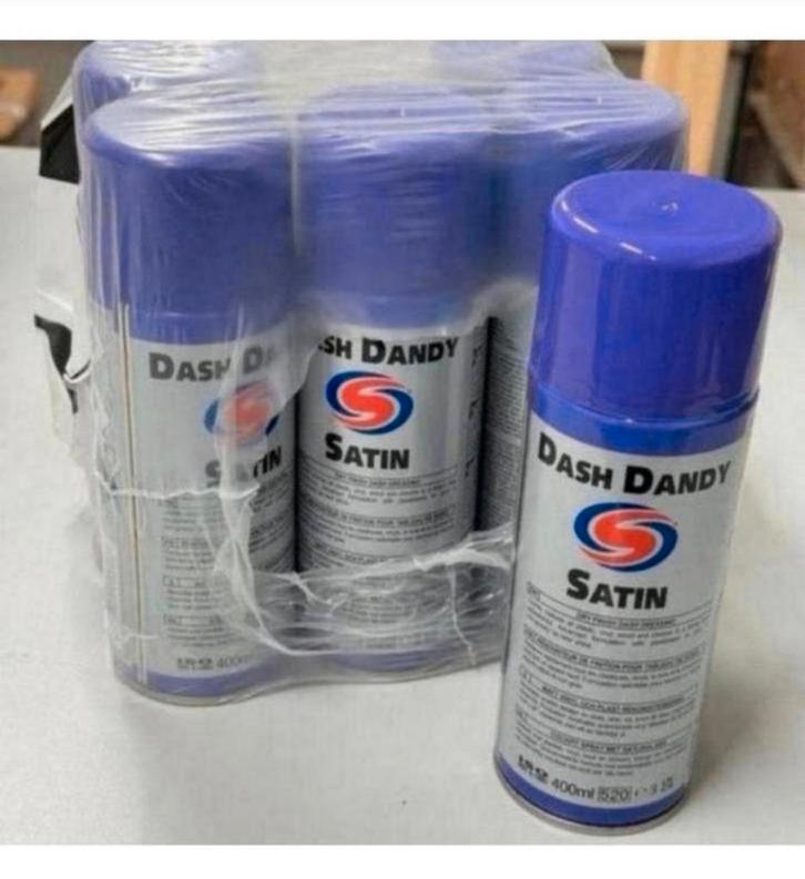 6X Dash Dandy Satin - Spray pour tableau de bord, voiture, Autos : Divers, Produits d'entretien, Enlèvement ou Envoi