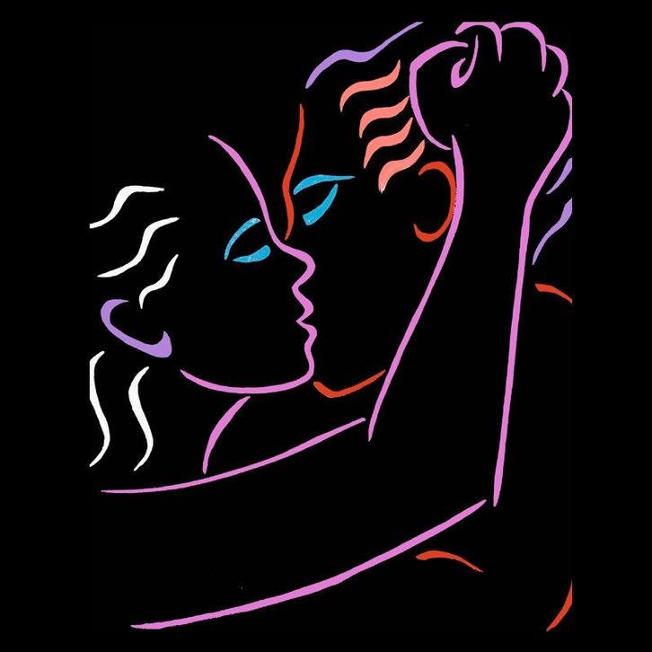 "Joined " Origineel werk van Thomas Fedro, Antiek en Kunst, Kunst | Schilderijen | Modern, Ophalen of Verzenden