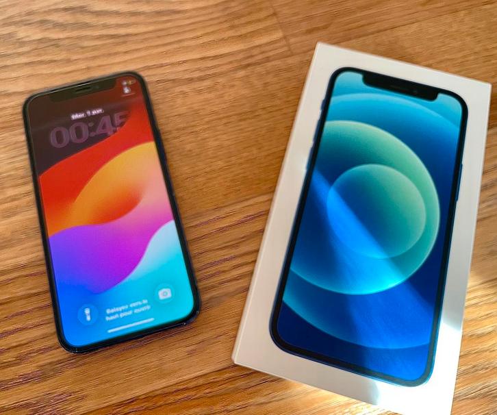 Iphone 12 mini bleu, Telecommunicatie, Mobiele telefoons | Apple iPhone, Gebruikt, 64 GB, iPhone 12 Mini, Blauw, Ophalen of Verzenden