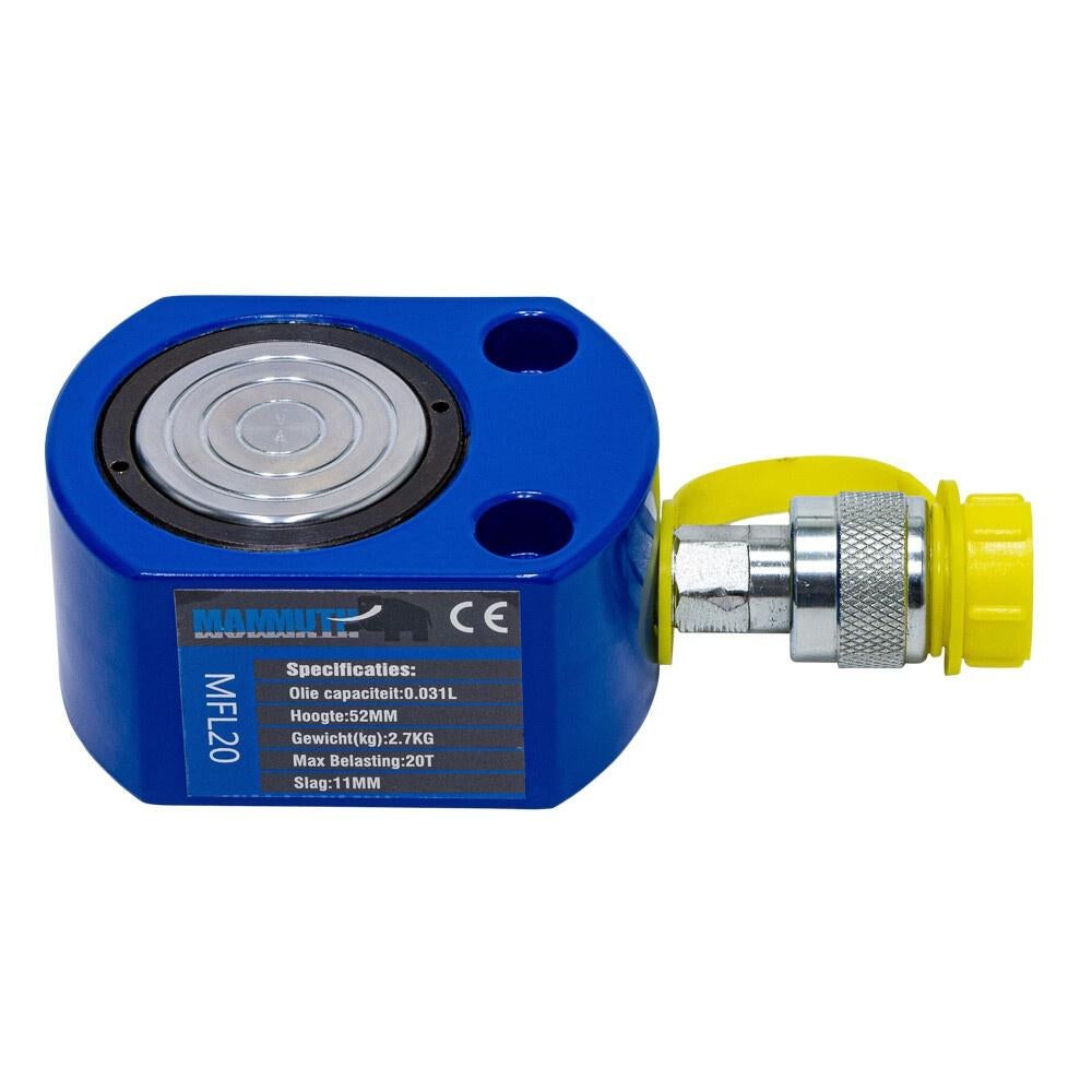 Platte cilinder 20 ton slag 11mm, Auto diversen, Overige Auto diversen, Verzenden