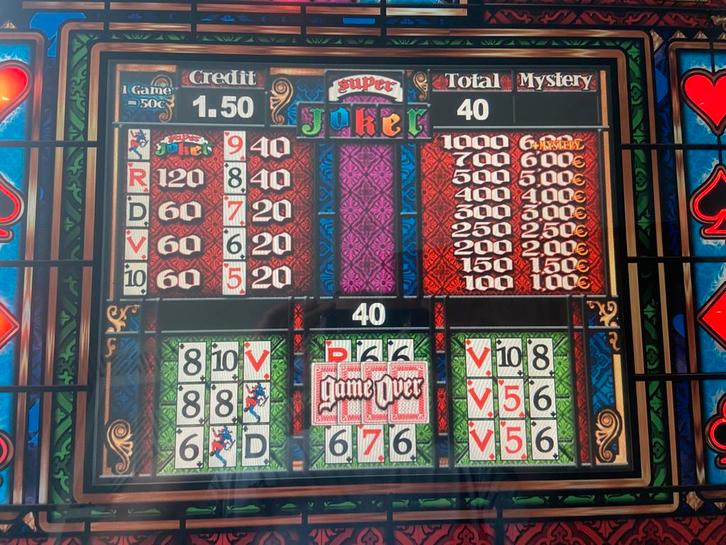 Super joker, Collections, Machines | Machines à sous, Utilisé, Euro, Avec clés, Enlèvement