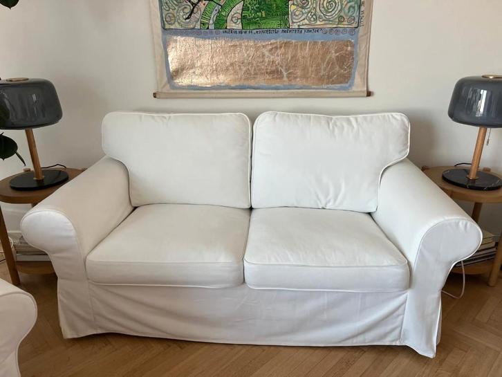 Divan et fauteuils Ektorp Ikea on parfait état, Maison & Meubles, Canapés | Salons, Comme neuf, Quatre personnes ou plus, 150 à 200 cm