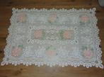 Tafelkleedje in kant 80 x 120 cm nieuwstaat, Huis en Inrichting, Tafelkleden, Ophalen of Verzenden, Zo goed als nieuw, Rechthoek