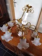 2 Vlaamse lusters met porselein, Ophalen