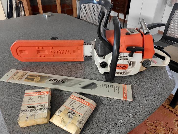 Kettingzaag Stihl, Doe-het-zelf en Bouw, Gereedschap | Zaagmachines, Gebruikt, Kettingzaag, Ophalen