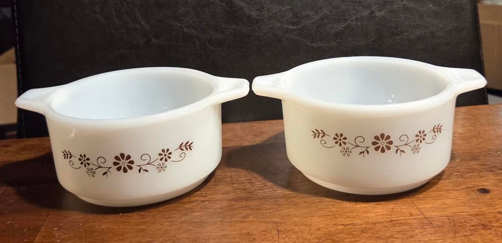 Bols à soupe Vintage Termocrisa Mexico (2 pièces), Maison & Meubles, Enlèvement ou Envoi, Comme neuf, Récipient(s)