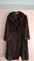 Nertsmantel , donker bruin, Ophalen, Zo goed als nieuw, Maat 46/48 (XL) of groter, Bruin