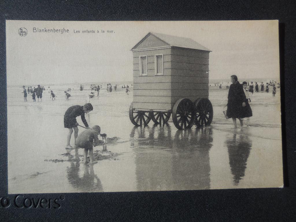 postkaart Blankenberge  Strand, Verzenden, 1920 tot 1940, Ongelopen, West-Vlaanderen