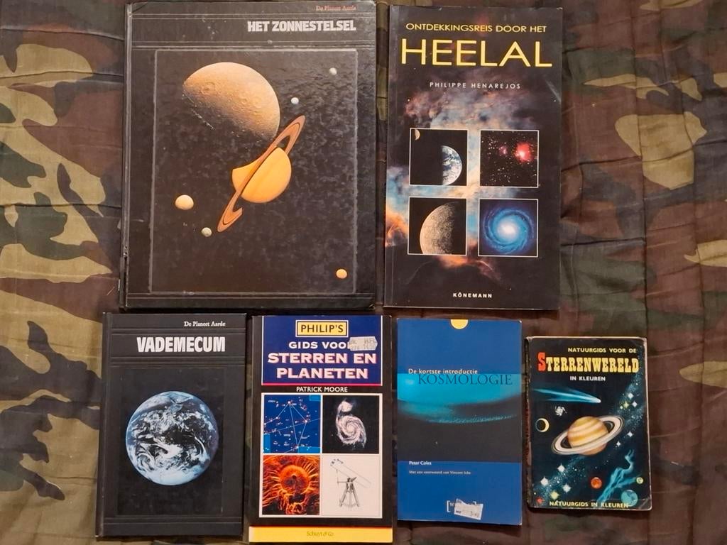Heelal Aarde Zonnestelsel Ruimte 9 boeken pakket, Livres, Science, Enlèvement ou Envoi, Utilisé
