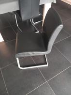 Stoelen, Ophalen, Zwart, Leer