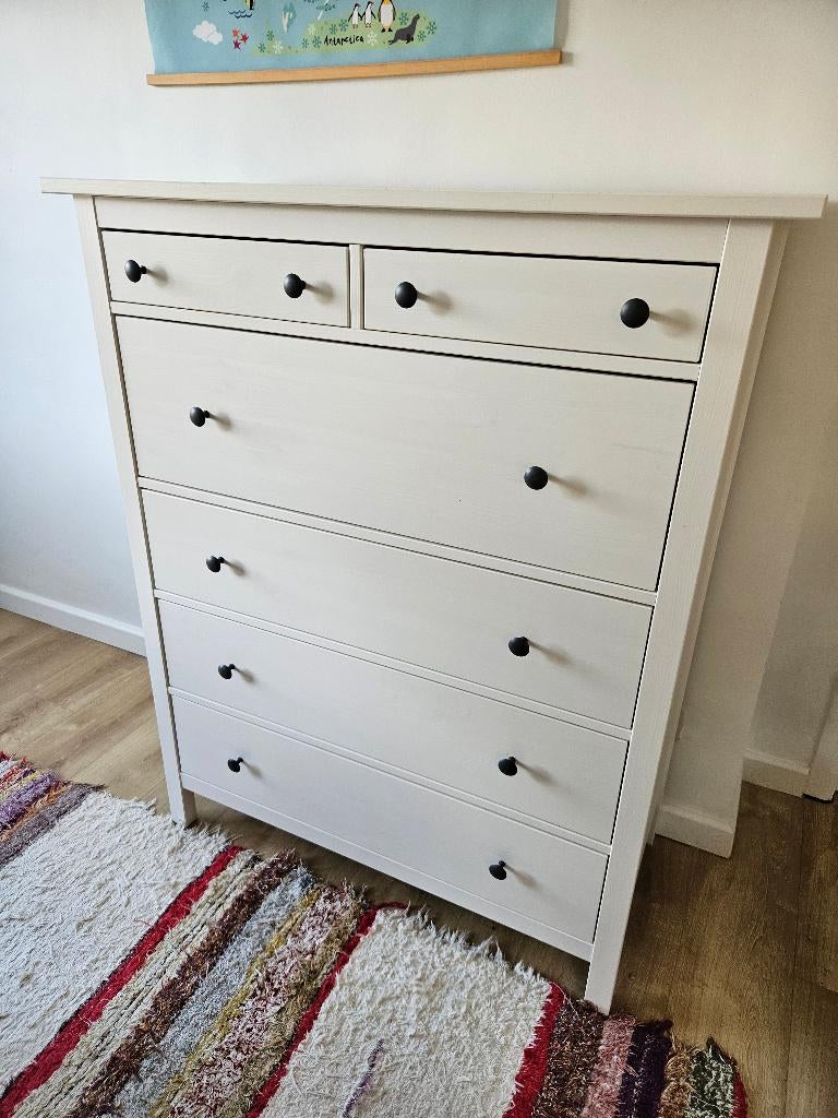 IKEA Hemnes ladekast 6 lades – mooie staat, Ophalen, 100 tot 150 cm, 5 laden of meer, Zo goed als nieuw