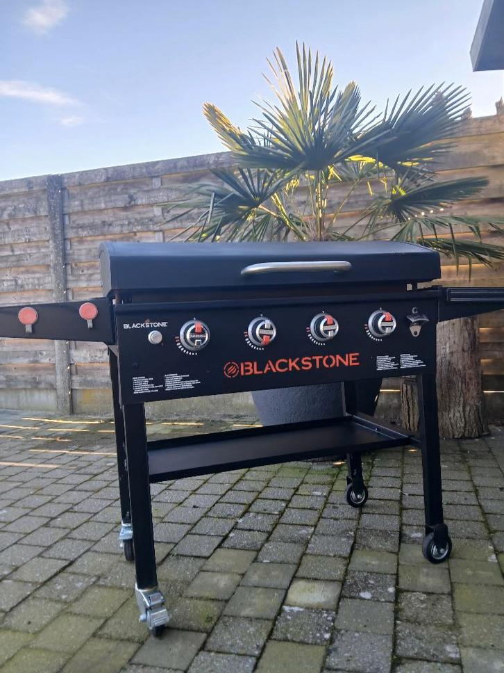 Blackstone 4pit gas gril / bakplaat .nieuw !, Jardin & Terrasse, Barbecues à gaz, Neuf, Enlèvement