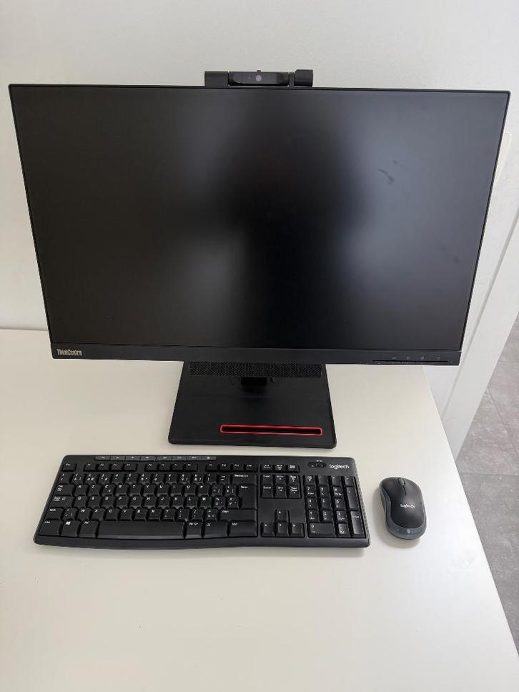 Lenovo Thinkcentre all-in-one in perfecte staat, Computers en Software, Desktop Pc's, Zo goed als nieuw, SSD, 16 GB, Met monitor