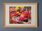 Lithographie d'Eric Jan Kremer « Michael Schumacher », Enlèvement ou Envoi