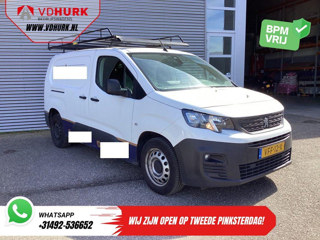 Peugeot Partner 1.5 HDI 130 pk Aut. L2 NL Auto/ 3Pers./ Carp, Automaat, Parkeersensor, Wit, Bedrijf