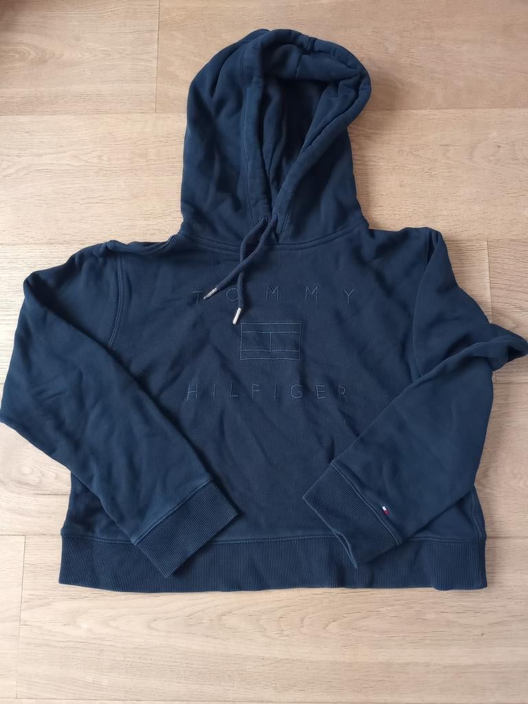Hilfiger korte hoodie maat S, Kleding | Dames, Truien en Vesten, Ophalen of Verzenden, Zo goed als nieuw