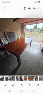 Table à manger en noyer massif 1x2m, Enlèvement