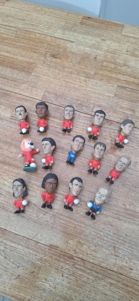 Lot 14 Figurines Diables Rouges, Verzamelen, Beelden en Beeldjes, Gebruikt, Mens, Ophalen of Verzenden