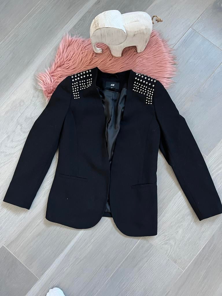 Zwarte blazer, Ophalen of Verzenden, Zo goed als nieuw, Maat 36 (S)