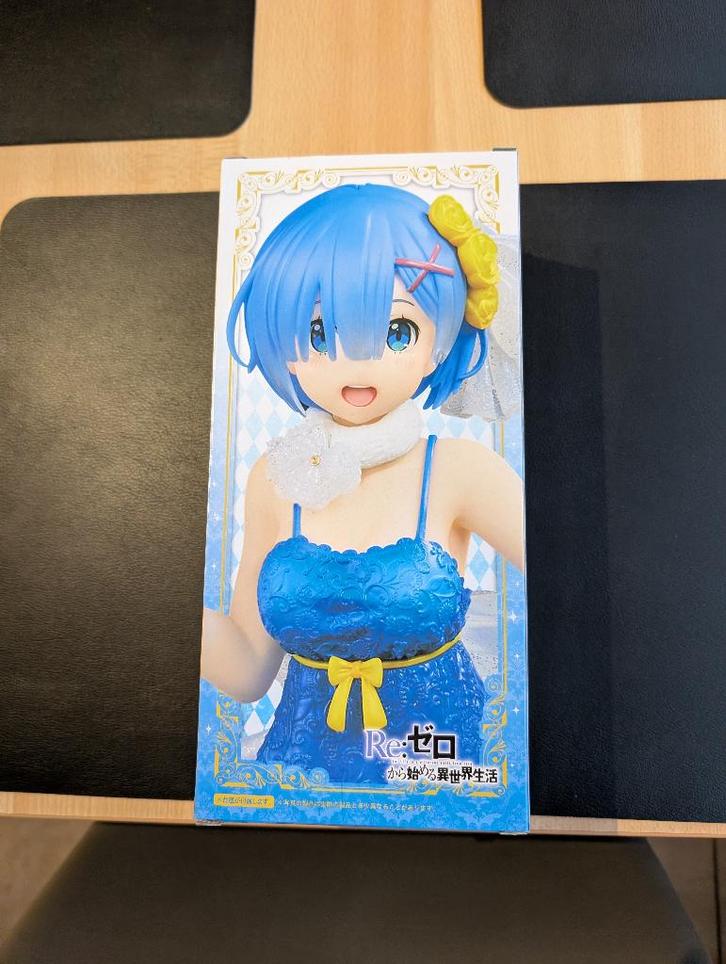 Taito - ReZero Precious PVC Figure - Rem Clear Dress Ver, Collections, Personnages de BD, Neuf, Statue ou Figurine, Autres personnages