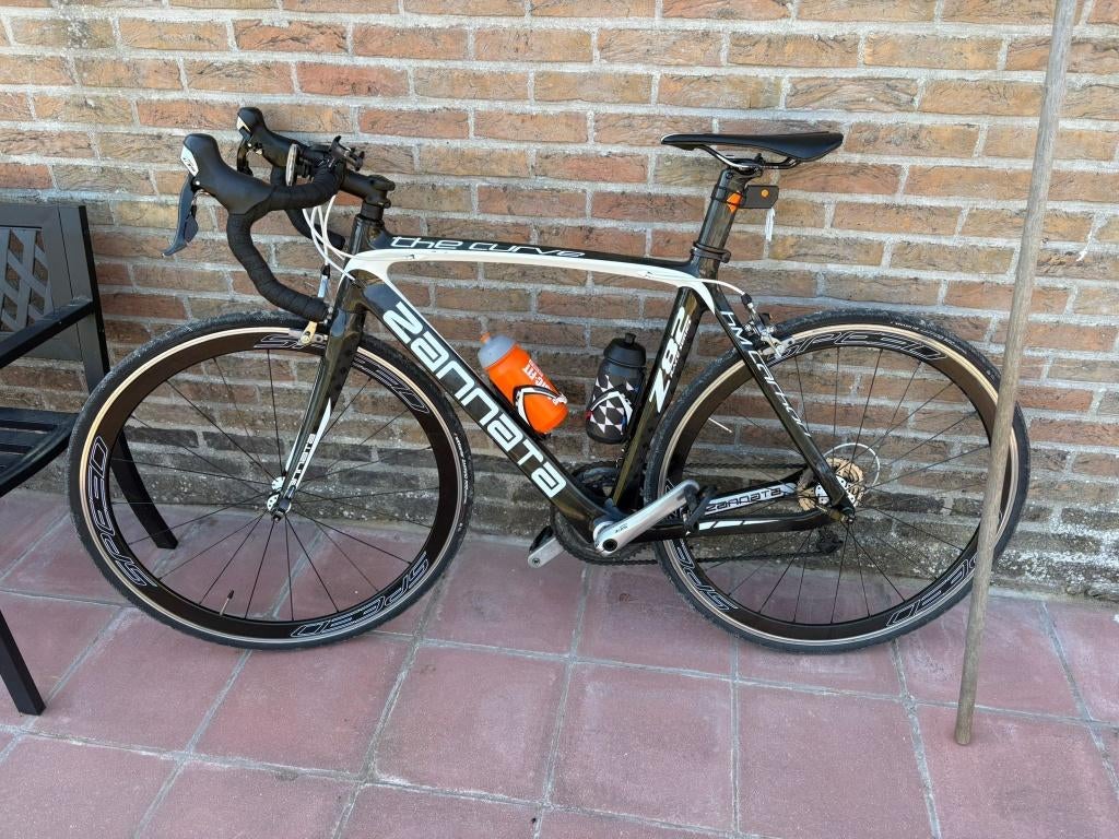 Koersfiets zannata, Velgrem, Versnellingen, Zo goed als nieuw, 53 tot 57 cm