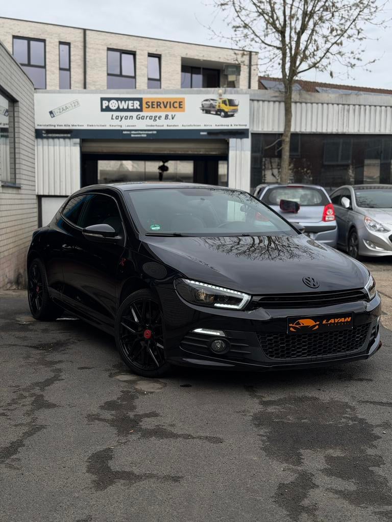 Volkswagen Scirocco 1.4 TSI -DSG, Auto's, Volkswagen, 4 cilinders, Zwart, 118 kW, Onderhoudsboekje