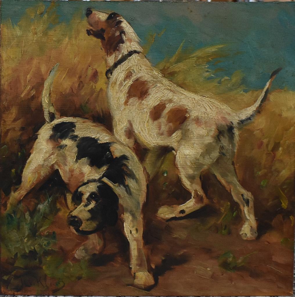 Jos Klaas==2 chiens de chasse., Enlèvement ou Envoi