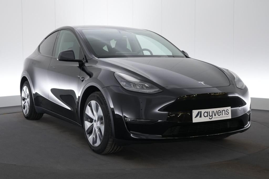 (2EVR080) TESLA MODEL Y, Auto's, Tesla, Gebruikt, 373 pk, Zwart, Leder