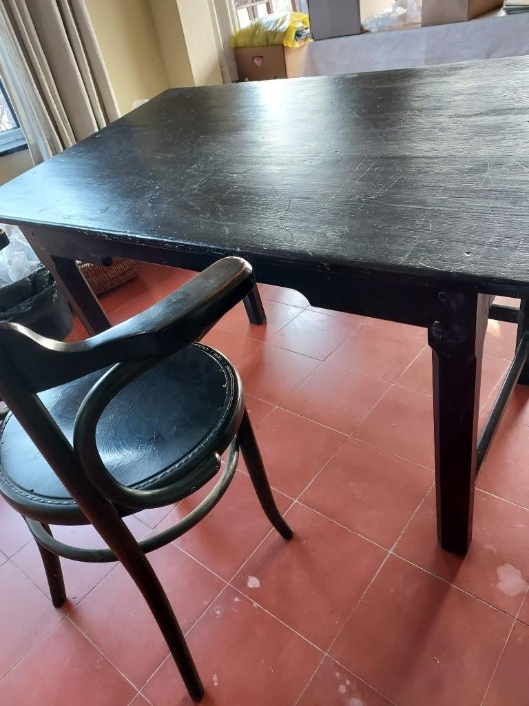 Table de bureau avec fauteuil, Antiquités & Art, Enlèvement