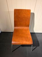 8 stoelen / Plywood notenkleur, Ophalen, Bruin, Zo goed als nieuw, Vijf, Zes of meer stoelen