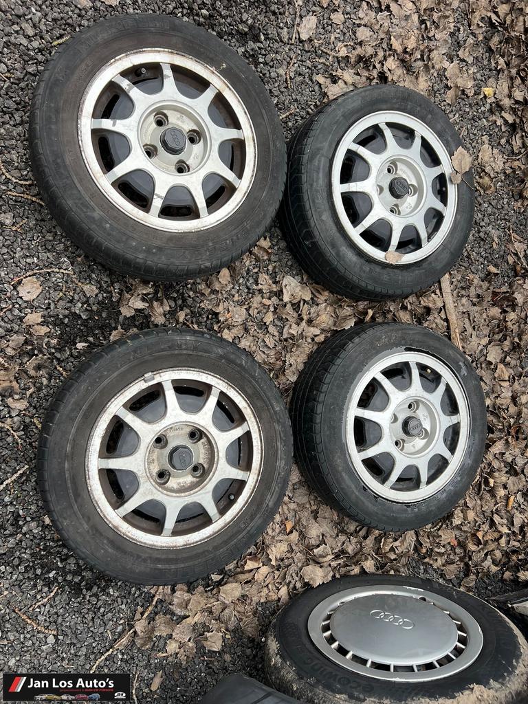 Lichtmetalen velgen Audi 100 CD typ 43 C2, Auto-onderdelen, Banden en Velgen, Banden en Velgen, 14 inch, Personenwagen, Gebruikt
