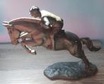 Paard en ruiter beeldje in polyresin (kunsthars), Enlèvement ou Envoi