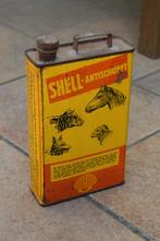 rare bidon shell antigale 1930 huile, Collections, Enlèvement ou Envoi, Utilisé, Panneau publicitaire