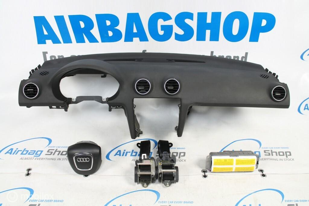 Airbag set - Dashboard zwart 3 spaak Audi A3 8P (2005-2012), Autos : Pièces & Accessoires