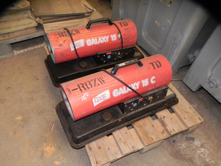 Hete lucht kanon 2 st, Bricolage & Construction, Chauffage & Radiateurs, Utilisé, Poêle, 800 watts ou plus, Enlèvement